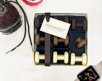 Chocolate Dumbbells - Fitness Gifts - Chocolate Weights - Weight Training Gifts - Gym Gifts