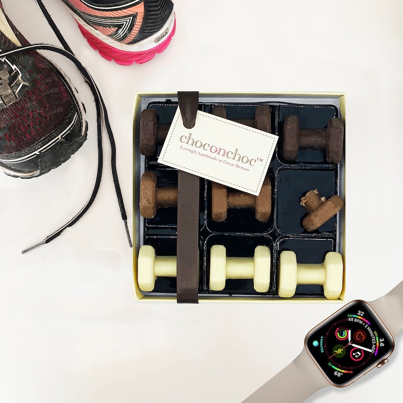 Chocolate Dumbbells - Fitness Gifts - Chocolate Weights - Weight Training Gifts - Gym Gifts