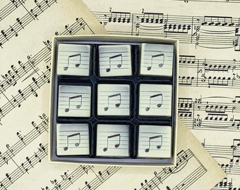 Chocolate Musical Notes - Musical Gifts - Teacher Gifts - Chocolate Gifts For Teachers