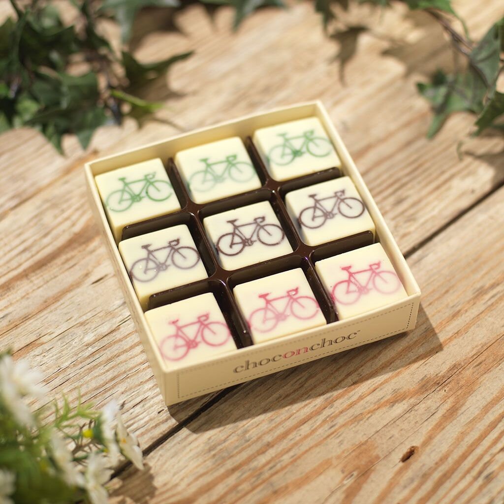 Image showcasing Chocolate Bicycles Colourful Chocolate Bikes Cycling Gifts - Etsy