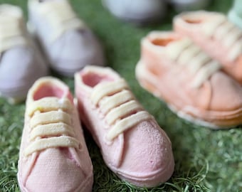 Pink Chocolate Trainers - Handmade Sports Gift