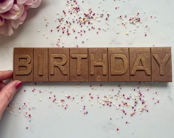 Chocolate Birthday Message