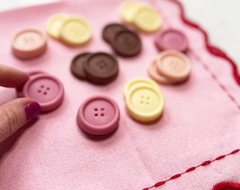 Belgian Chocolate Buttons - Valentine's Treat, 50g