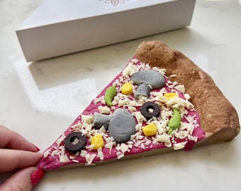 Chocolate Veggie Pizza Slice