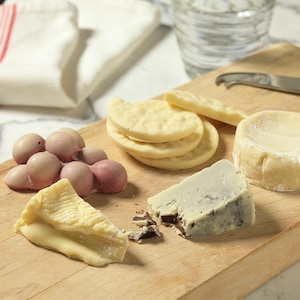 Chocolate Cheese And Crackers - Chocolate Food - Chocolate Cheese - Cheese Related Gifts - Chocolate Cheeseboard