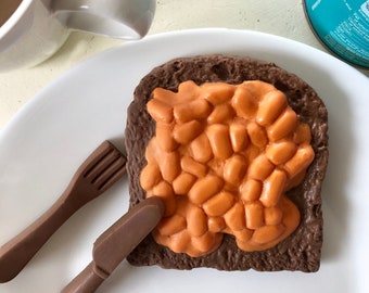 Chocolate Beans On Toast - Chocolate Food - Chocolate Beans - Chocolate Breakfast