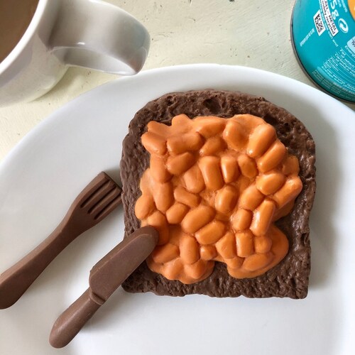 Handmade Belgian Chocolate Beans on Toast - Novelty Food Gift