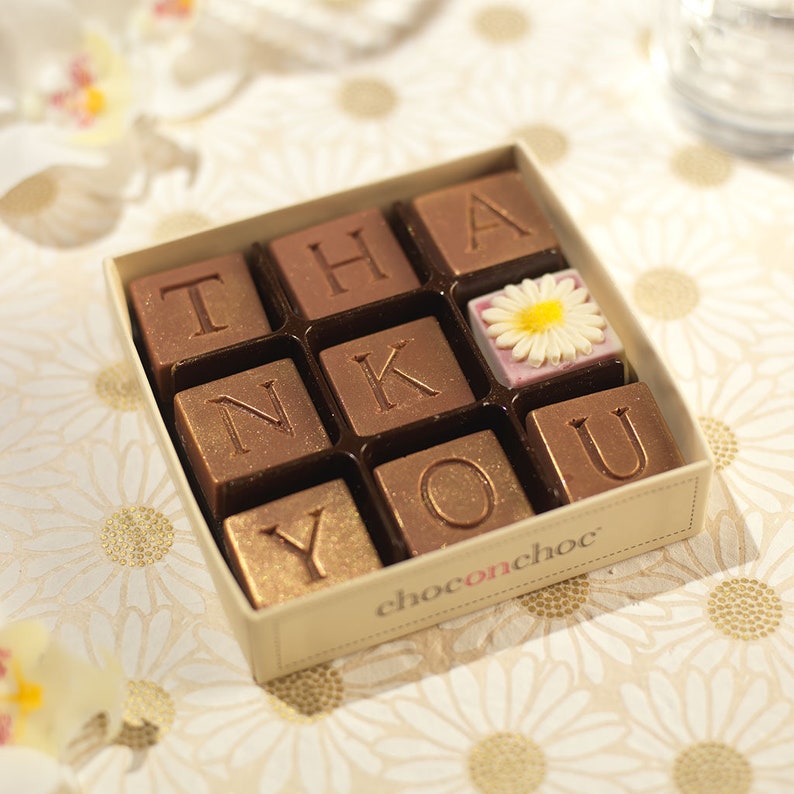 Thank You Chocolate Hamper Chocolate Truffles Thank You Etsy