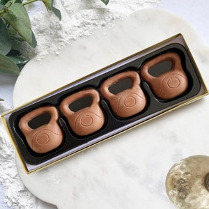 Chocolate Kettlebells - Gym Gifts - Chocolate For Gym Lovers - Fitness Gifts - Kettlebell Gifts