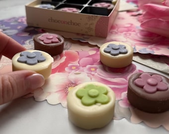 Nine Chocolate Flowers - Birthday & Mother's Day Gift