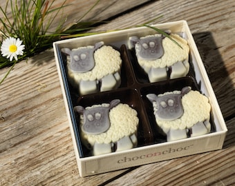 Chocolate Sheep - Animal Gifts - Farmyard Animals - Chocolate Animals - Sheep Gifts