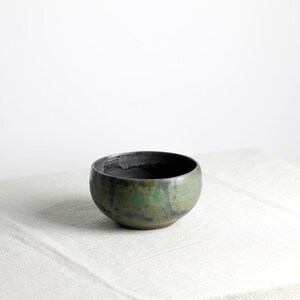 緑と茶色の陶器製手作りボウル (Ø 14 cm) - Etsy 日本