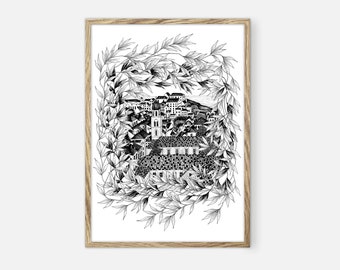 Dubrovnik Croatia Print, Travel Wall Art