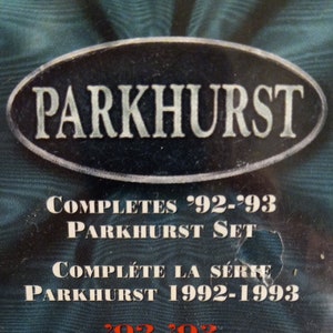 Emballage de mise à jour de la coupe Stanley avec cartes à collectionner de hockey Parkhurst 1992-1993 scellé en usine