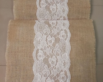 Spitze Tischläufer,Leinwand Tischläufer,Hochzeit Tischläufer