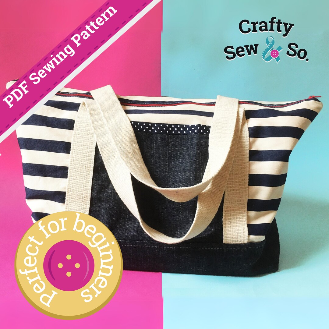 All-purpose Tote Bag - PDF Sewing Pattern - Instant Download - Etsy