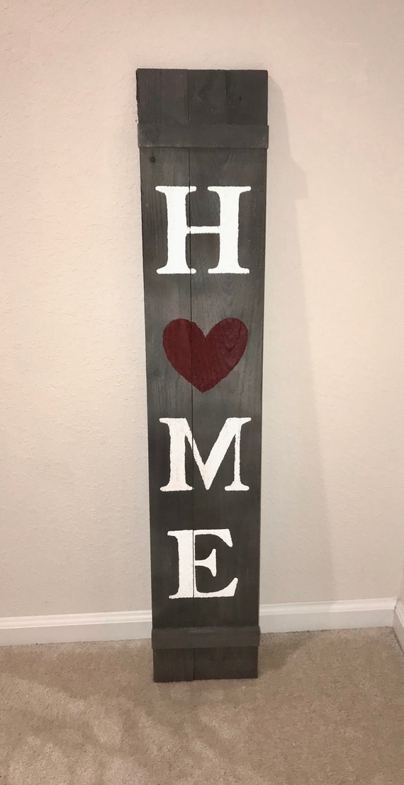 Rustic Leaning Porch Sign Etsy