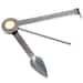 Multi functional 3 in 1 Stainless Steel Smoking Tobacco Pipe Dugout Cleaner Cleaning Tool 