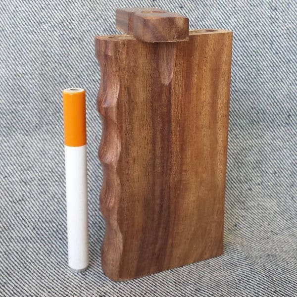 Wooden Dugout-  4" blank with One Hitter Bat
