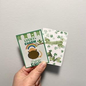 Scratch Offs St. Patrick's Day Scratch off Game Cards 10 pack, Pot of Gold, Leprechaun, Scratch stickers, Shamrocks, March 27, Coins, Penny