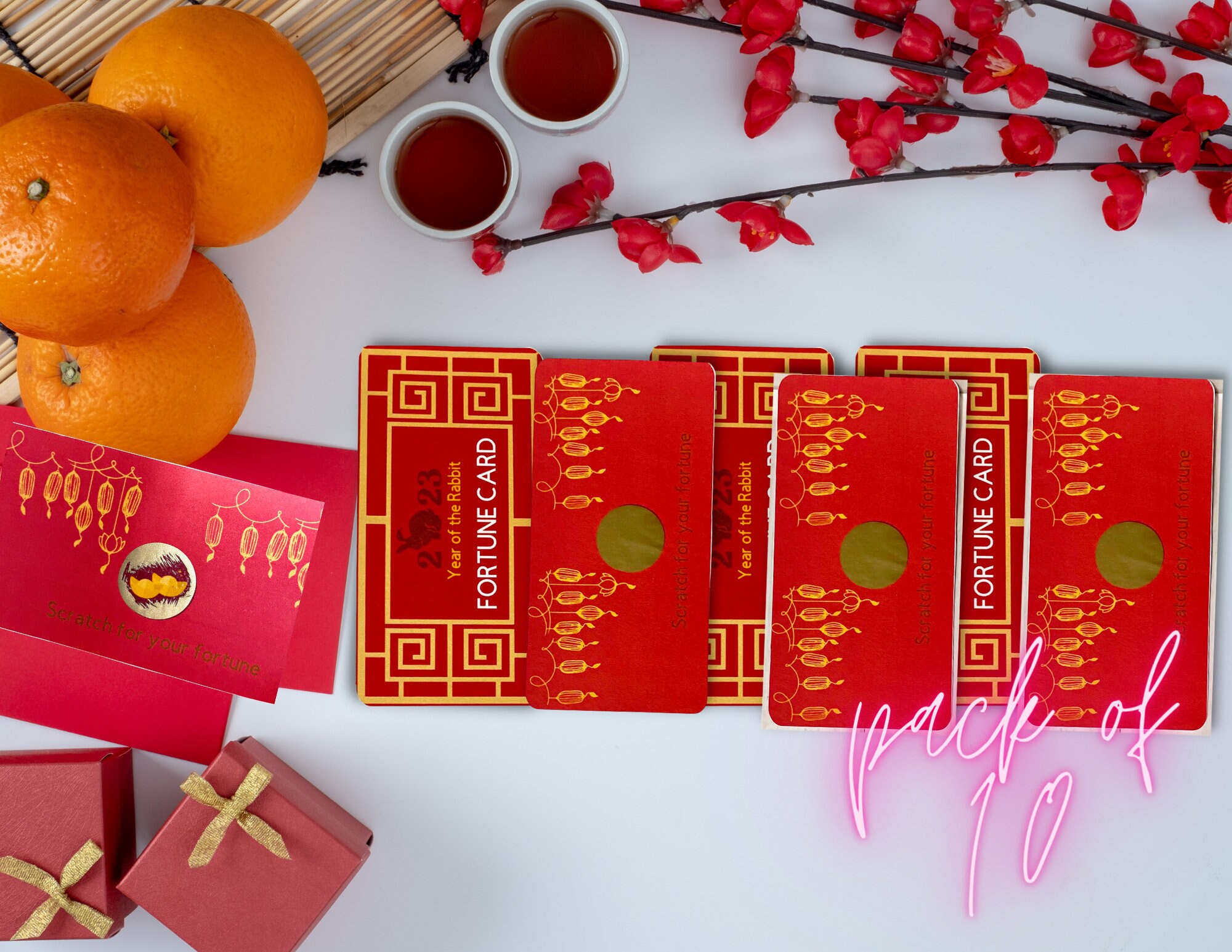 chinese new year scratchers
