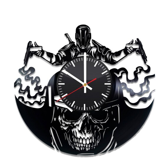 Call Of Duty Vinyl Clock Game Record Wall Art Handmade Decoration Home Room Kitchen Bedroom Decor Best Original Vintage Gift
