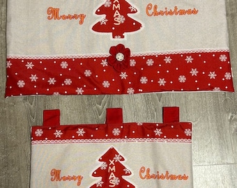 Oven cover and stove cover set. Christmas gift idea - Christmas - stove cover size 50x70 - padded