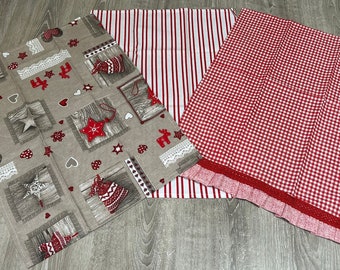Juego de 3 paños de cocina campestres - paños de cocina - paños de cocina - tamaño 50 x 70 - idea de regalo - Tirol - .