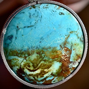 Turquoise Pendant • Genuine & Natural Turquoise
