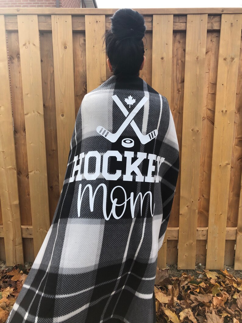 Stadium Blanket Hockey Mom Hockey Gift Personalized Etsy