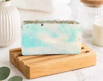 Jabón artesanal hecho a mano / Jabón de manteca de karité / Barra de baño con estética de spa / Regalo para tu mejor amiga