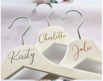 Custom Name Decals for Hangers