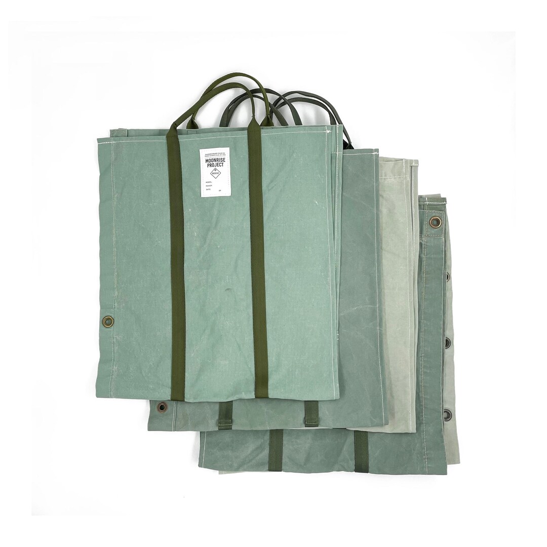 Up-Cycled Canvas Firewood Carrier | Log Sling | Wood Holder | Canvas Log Carrier | Made in USA