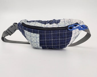 Waistpack | Water | Zero Waste Bum Bag | Upcycled Fanny Pack | Crossbody Bag | Crossbody Purse | Made in USA