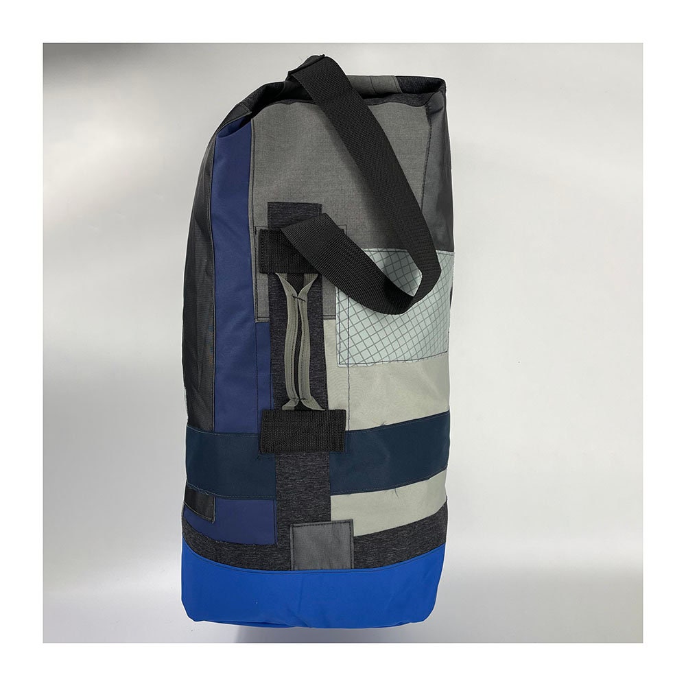 Boro Patchwork Duffle Nylon Canvas Duffel Bag Overnight Etsy