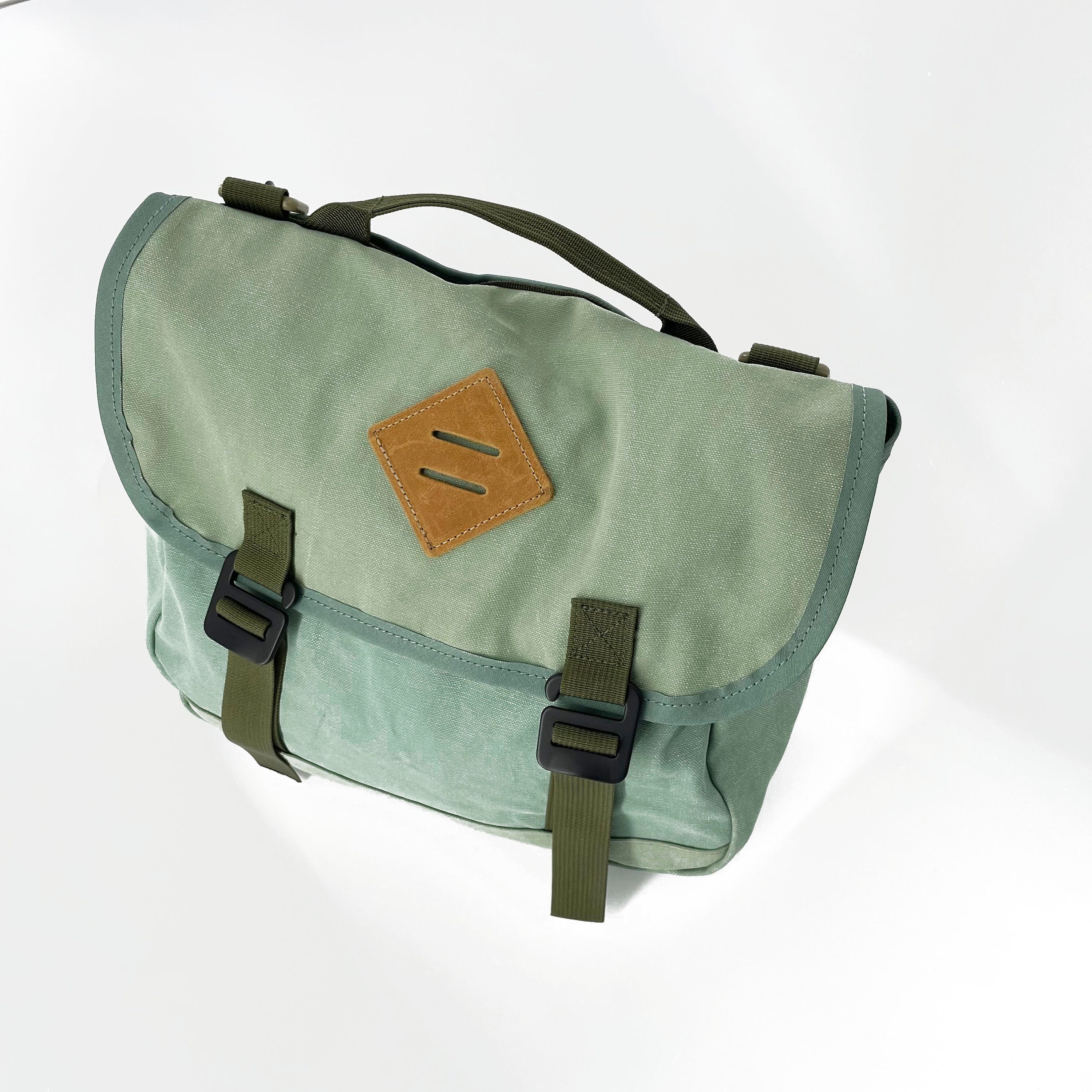 Cordura® Fabric Crossbody ITA Bag (Olive Green) – The Artistry Collection