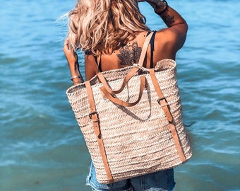 woven beach basket