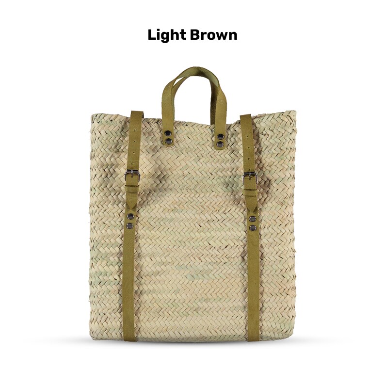 straw beach bag backpack
