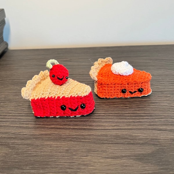 Pumpkin & Cherry Pie Plushies