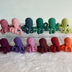 Small Crochet Octopus Plushies