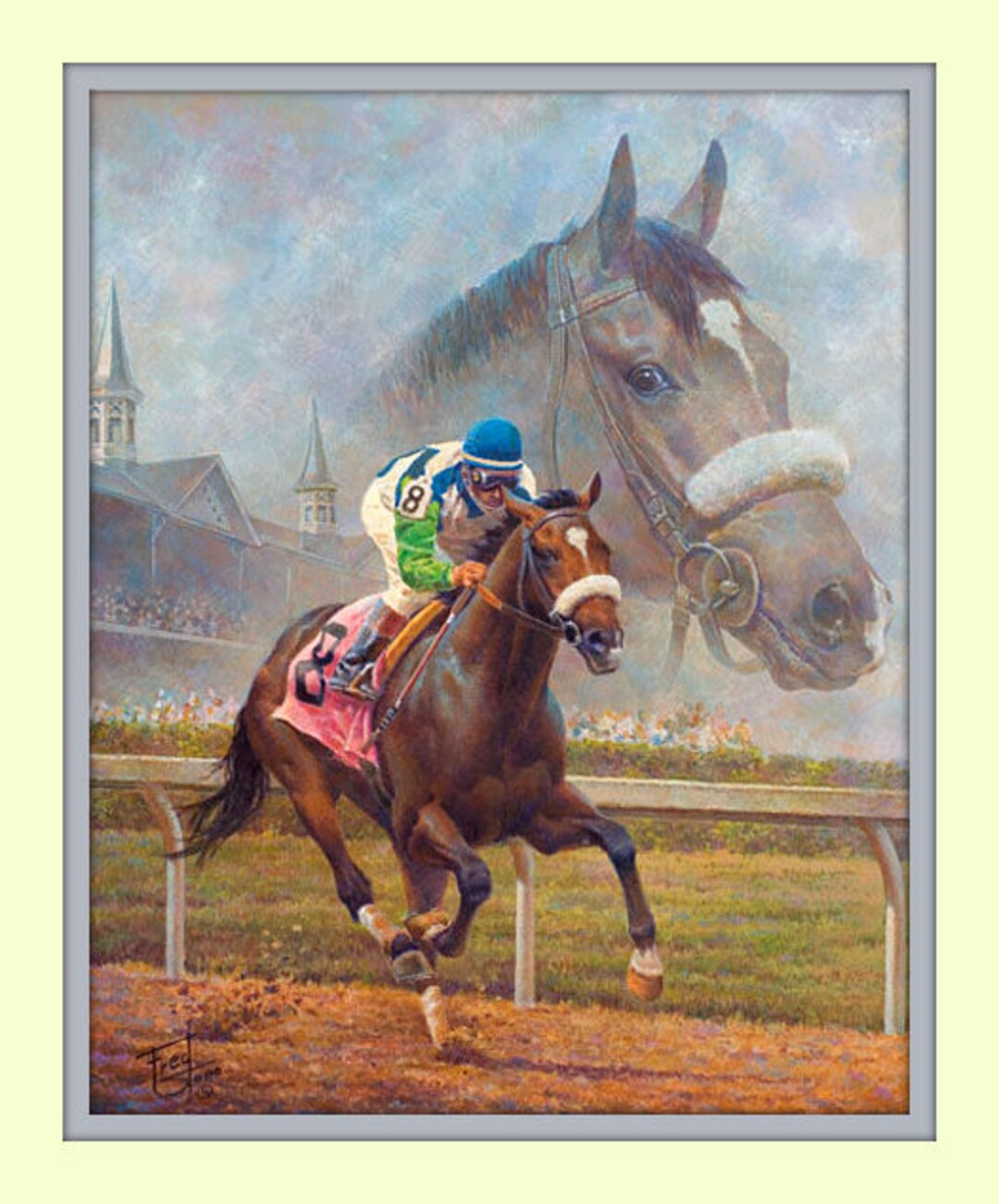 Barbaro America S Horse Artist Fred Stone 11x14 Double Etsy Denmark