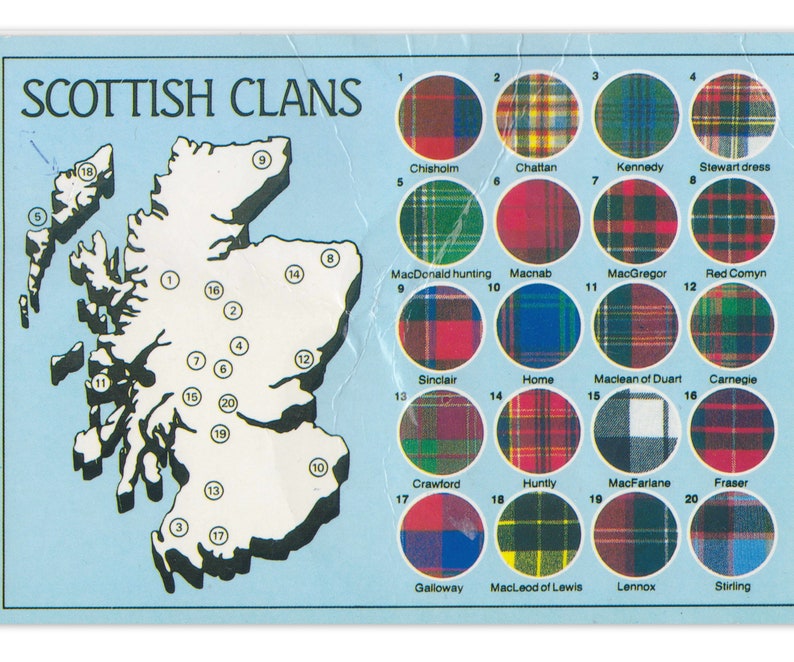 Blanket Scotland Map Illustrated Plush Fleece 50x60 Highlands Edinburgh