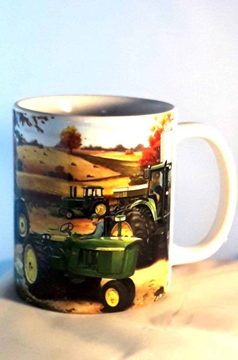 Custom Tractor Collectible Coffee Cup Mug 6 Varieties John - Etsy