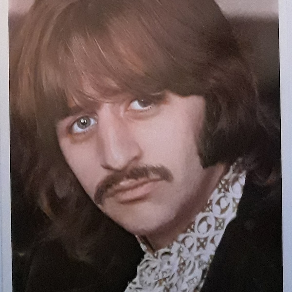 Rare Ringo Starr George Harrison or  John Lennon  Beatles Circa 1960's  8x11 Portrait Photo Print Hard to find Buy one or all three