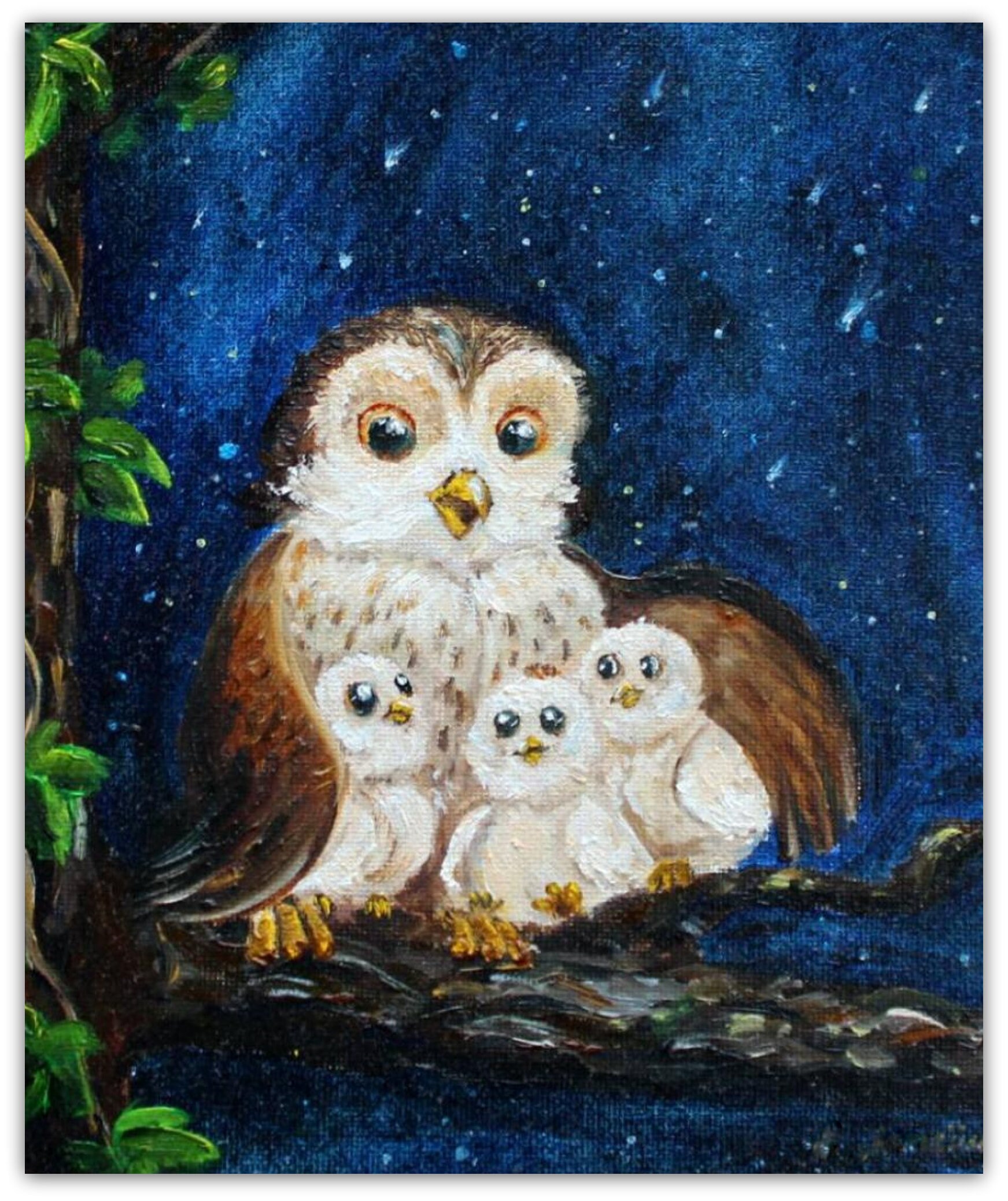 Bedtime Owls Plush Fleece Blanket Throw 50x60 for Lap Etsy