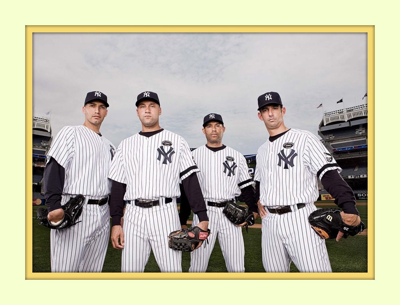 Five time world series champions the core four New York Yankees