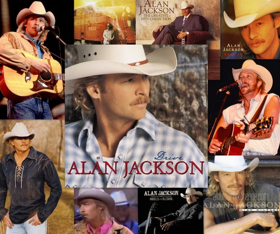 Alan Jackson Wallpaper 11 on Canvas Poster Wall Art Decor Print Painting  for Living Room Bedroom Decoration Unframed 50x75cm  Amazonde Home   Kitchen