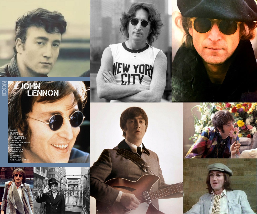Blanket John Lennon Photos Album Covers 50x60 Fleece for - Etsy