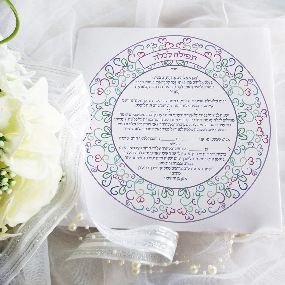 Jewish Wedding Traditions, Jewish Wedding Gift, Jewish Wedding Art