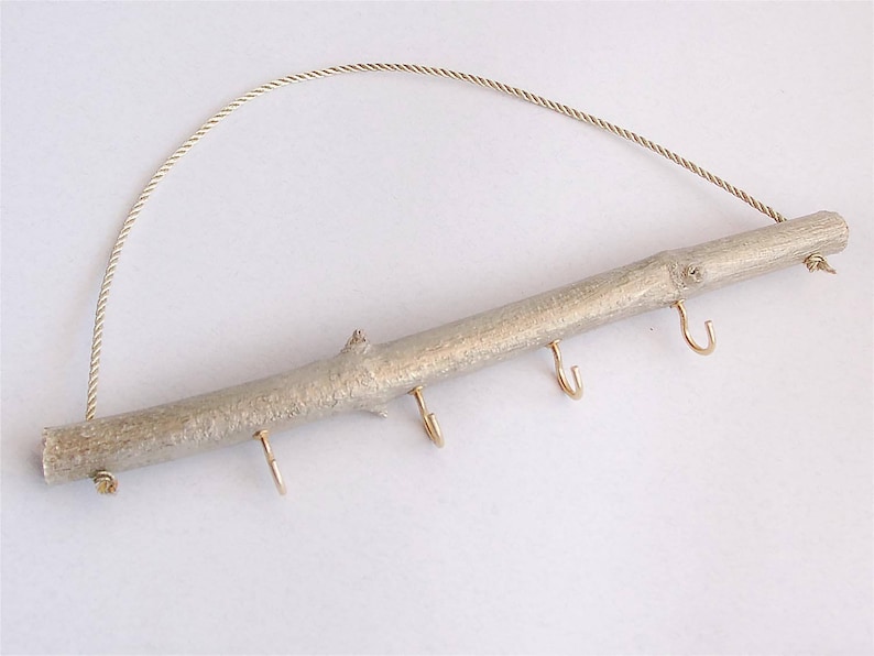 Gold Jewelry Holder for Wall Birch Branch Decor Hanging Etsy